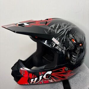HJC CL-XY Vampiro Youth Helmet + ANSWER Goggles Set – Excellent Condition(F66)✨